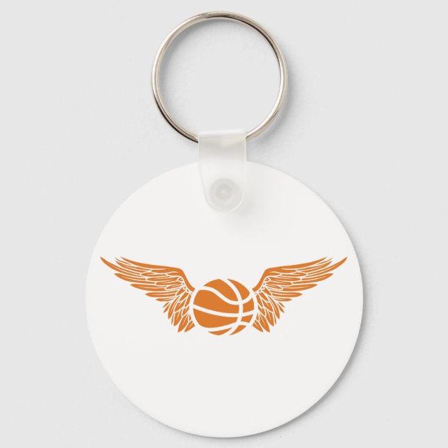 Porte-clés basketball. aile. (Recto)
