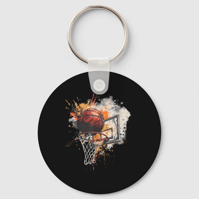 Porte-clés Basketball Basketball Capture Artwork Basketb (Recto)
