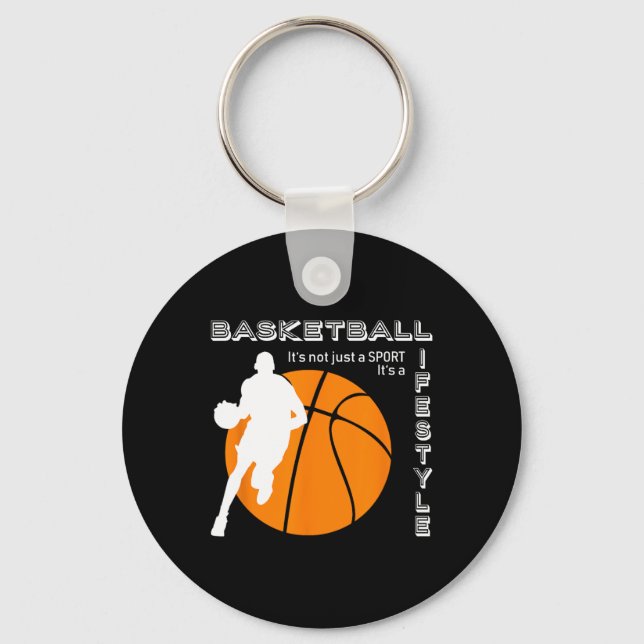 Porte-clés Basketball c'est un mode de vie - Basketball (Recto)