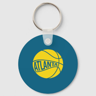 Porte-clés Basketball d'Atlanta Retro City Georgia State B Ba
