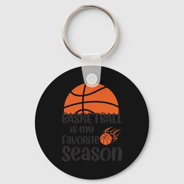 Porte-clés Basketball Est Ma Saison Préférée 12 (Recto)
