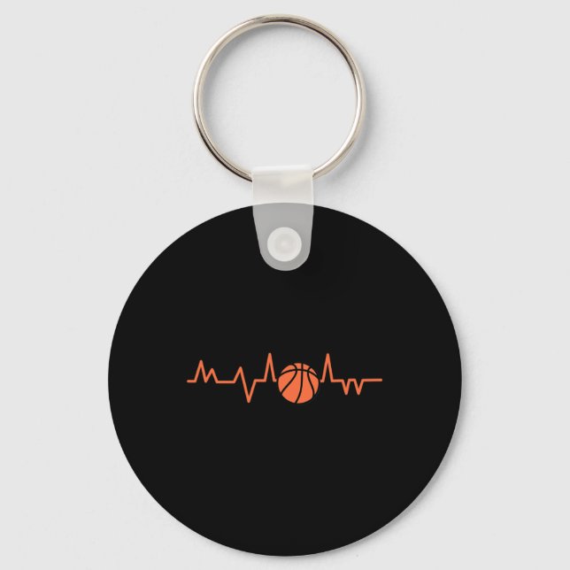 Porte-clés Basketball Heartbeat Bball 1 (Recto)