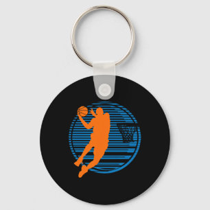 Porte-clés Basketball Jeu Dunk Joueur Court Sport Ball Team
