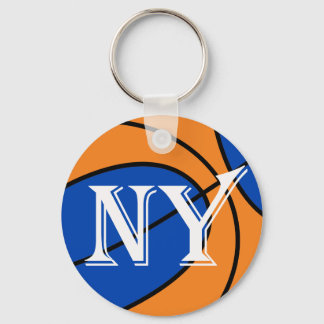 Porte-clés basketball orange new york