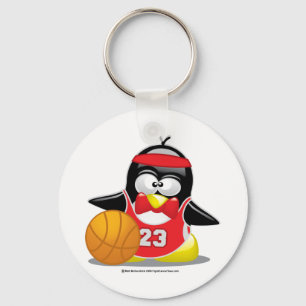 Porte-clés Basketball Penguin