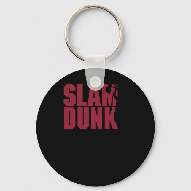 Porte-clés Basketball Slam Dunk (Recto)