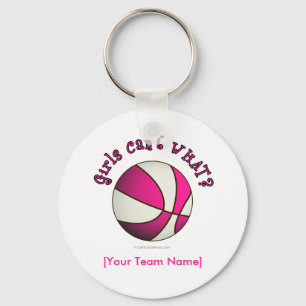 Porte-clés Basketball - White/Pink