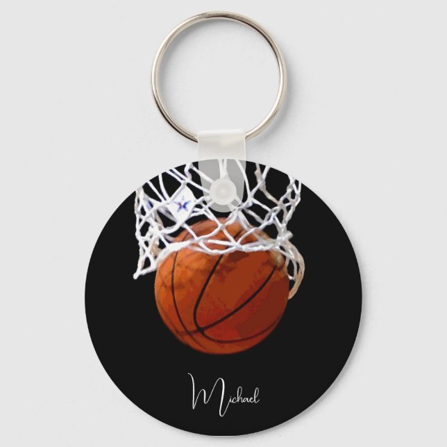 Porte-clés Basketball Your Name (Recto)