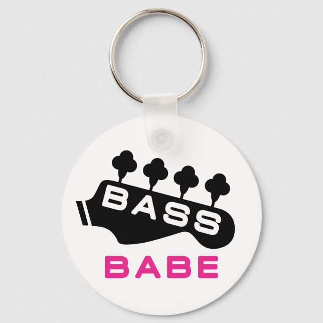 Porte-clés Bass Babe Cadeau Pour Baid (Recto)