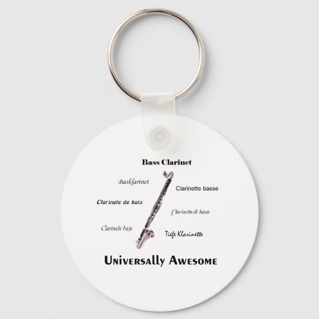 Porte-clés Bass Clarinet (Recto)