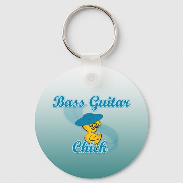 Porte-clés Bass Guitar Chick #3 (Recto)