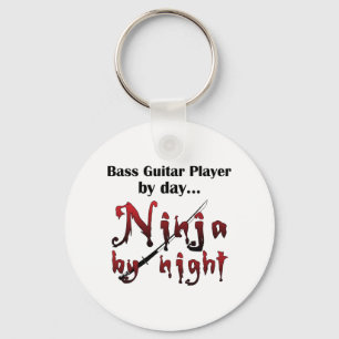 Porte-clés Basse guitare Ninja