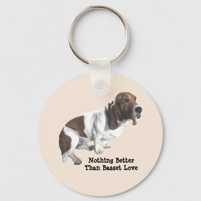 Porte-clés Basset Hound Keychain (Recto)