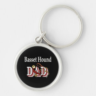 Porte-clés Basset Hound Papa