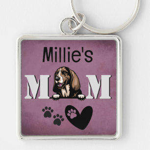 Porte-clés Basset Hound Pékin personnalisée