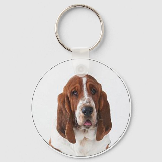 Porte-clés "Bassett Hound" (Recto)