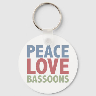 Porte-clés Bassons de l'amour pour la paix