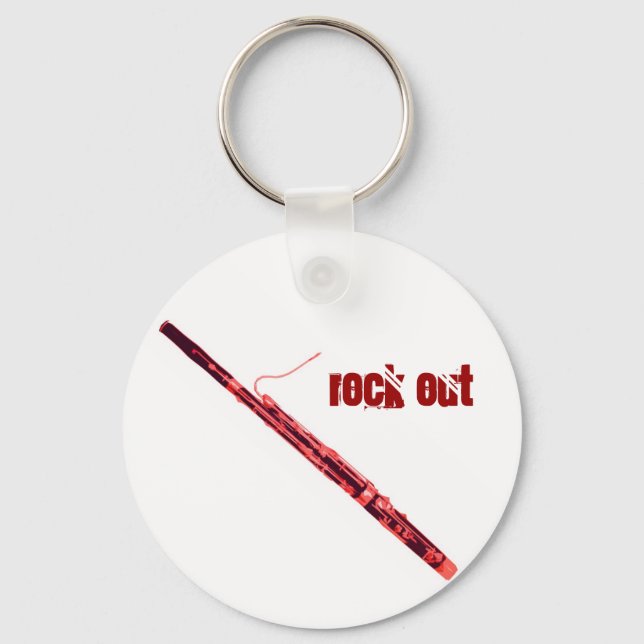 Porte-clés Bassoon Rock Out Keychain (Recto)