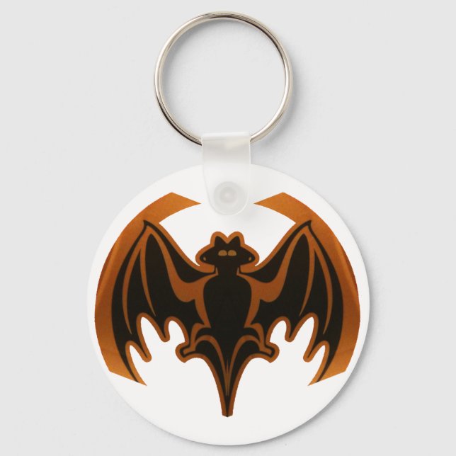 Porte-clés Bat Brown Le MUSÉE Zazzle Cadfts (Recto)