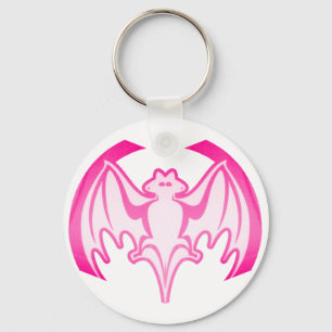Porte-clés Bat Magenta Inv Le MUSÉE Zazzle Cadeaux