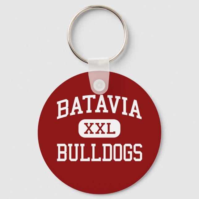 Porte-clés Batavia - Bulldogs - Moyen - Batavia Illinois (Recto)