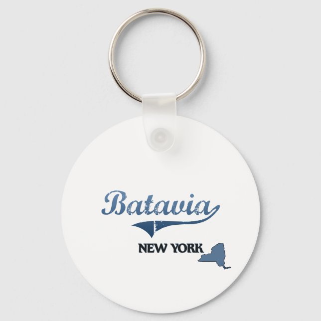 Porte-clés Batavia New York City Classic (Recto)