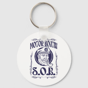 Porte-clés Bateau à moteur sanglot humour drôle de vedette ca