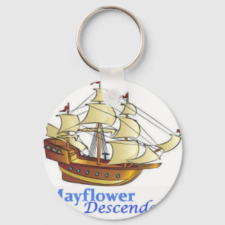 Porte-clés Bateau à voile Descendant Mayflower
