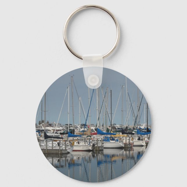 Porte-clés Bateau à voile.Yachts (Recto)