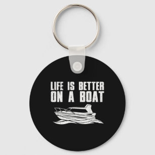 Porte-clés Bateau Cool Pour Hommes Femmes Capitaine De Bateau