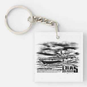 Porte-clés Bateau d'assaut amphibie Peleliu Aif porte - clé