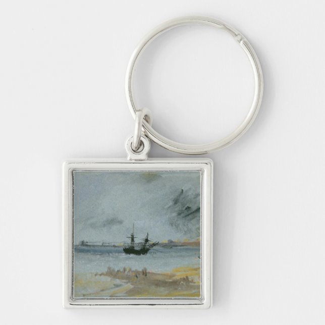 Porte-clés Bateau de Joseph Mallord William Turner | échoué, (Devant)