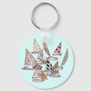 Porte-clés Bateaux à voile motifs
