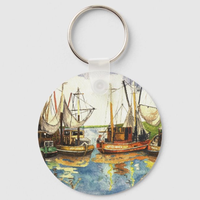 Porte-clés Bateaux de pêche (Recto)