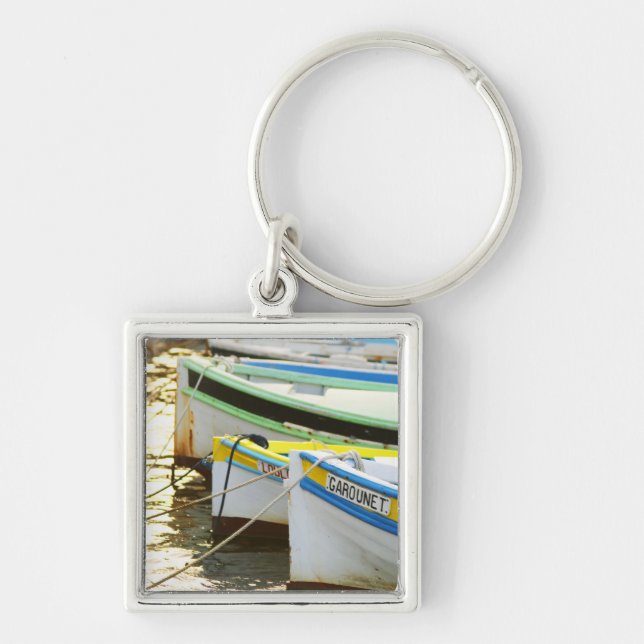Porte-clés Bateaux de pêche provençaux typiques peints en (Devant)