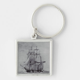 Porte-clés Bateaux Graphiques de l'Océanique Trek Art Fine