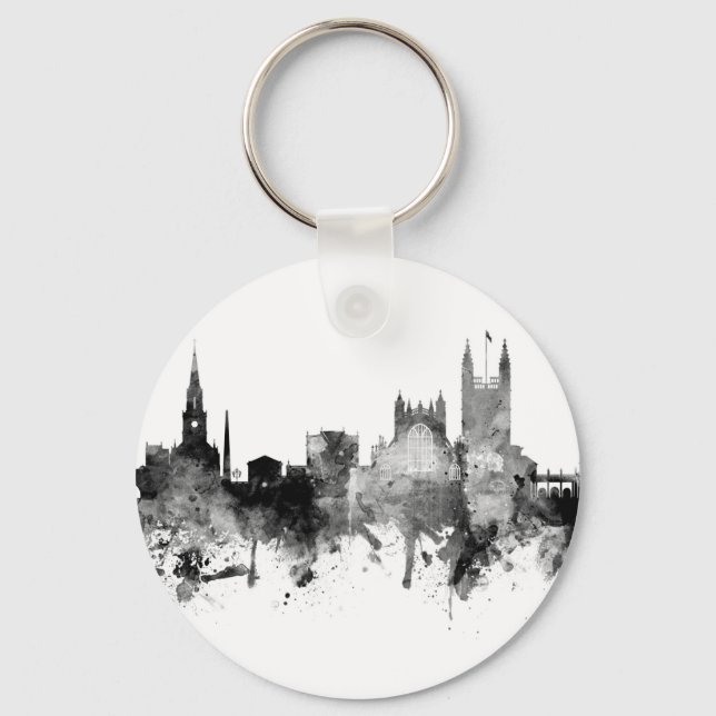 Porte-clés Bath England Skyline Cityscape (Recto)