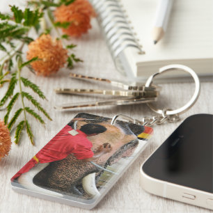 Porte-clés Bathtime des éléphants... Ayutthaya, Thaïlande