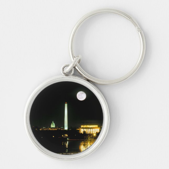 Porte-clés Bâtiment de capitol, le Lincoln Memorial, (Devant)