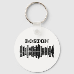 Porte-clés Bâtiment de gratte-ciel de Boston