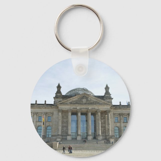 Porte-clés Bâtiment du Reichstag à Berlin (Recto)