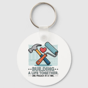 Porte-clés Bâtir une vie commune Do-it-yourself Couple & Ac