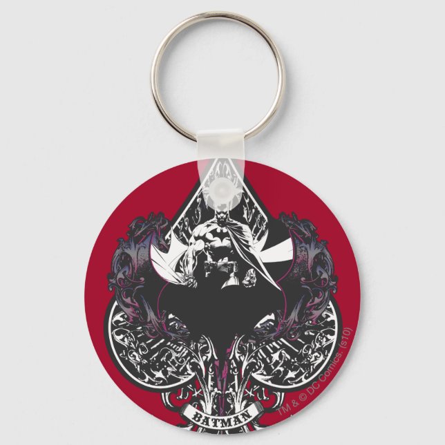 Porte-clés Batman Ace of Spaces Crest gothique (Recto)