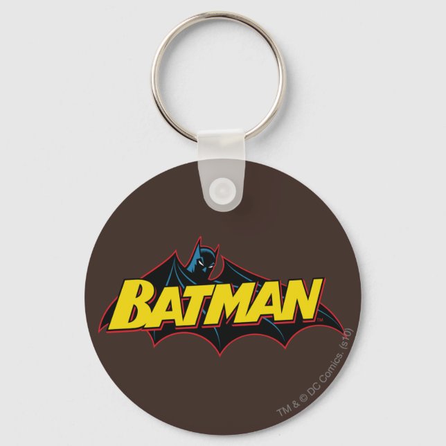 Porte-clés Batman | Logo de l'ancienne école (Recto)