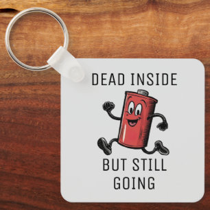 Porte-clés Batterie en cours d'exécution amusante