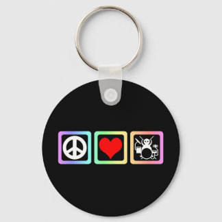 Porte-clés Batteries Peace love