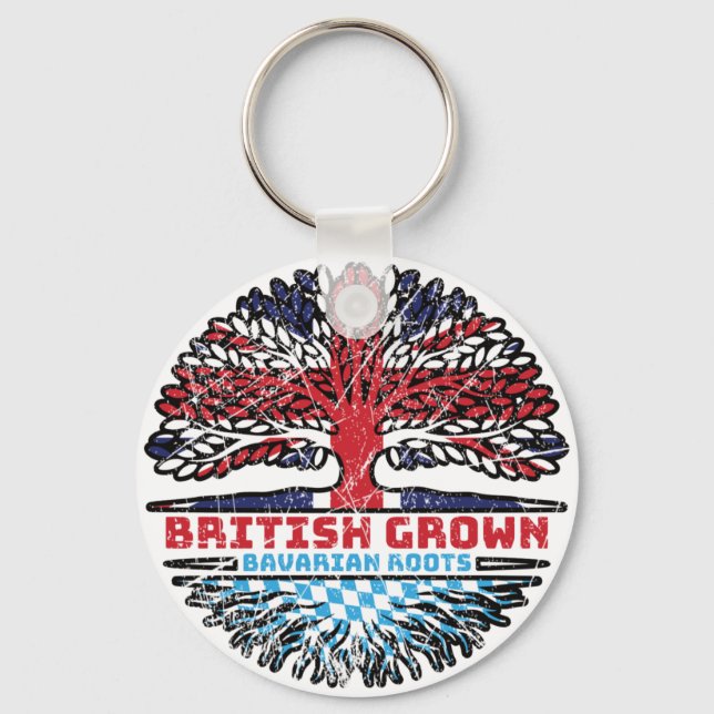 Porte-clés Bavaria Bavarian Uk United Kingdom (Recto)