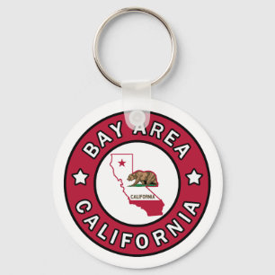 Porte-clés Bay Area California keychain
