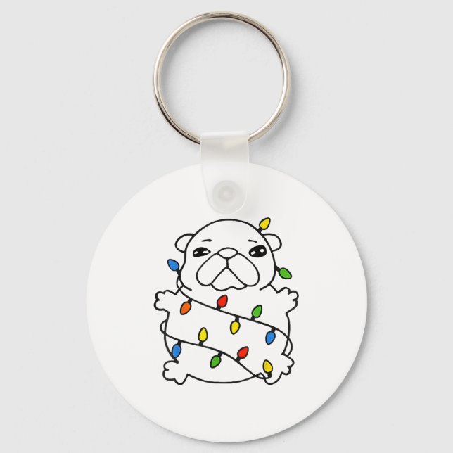 Porte-clés Bble Meme Christmas Funny I Am Bble Wash My Belly  (Recto)
