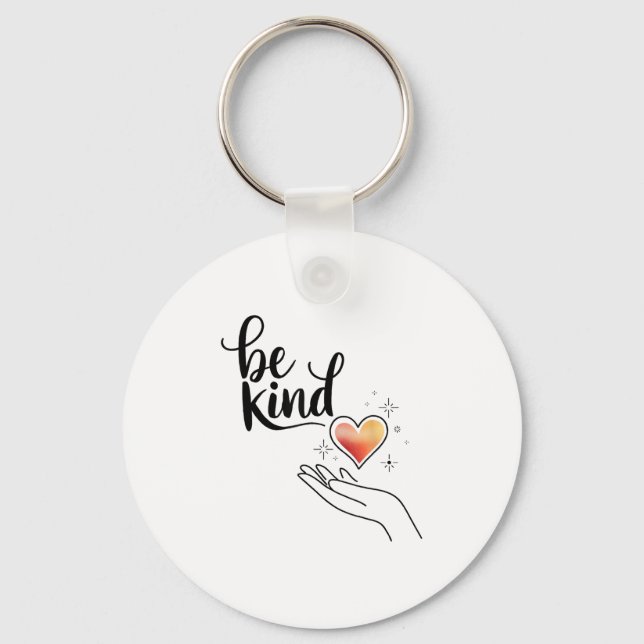 Porte-clés Be Kind Insrational Quote Sitive Motivational  (Recto)
